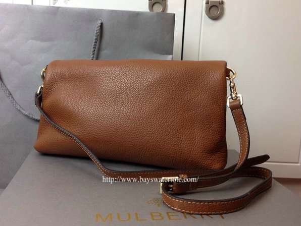 2014 Latest Mulberry Tessie Shoulder Bag in Oak Soft Grain Leather 